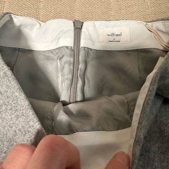 Wilfred Gray Mini Skirt - Picture 2 of 4